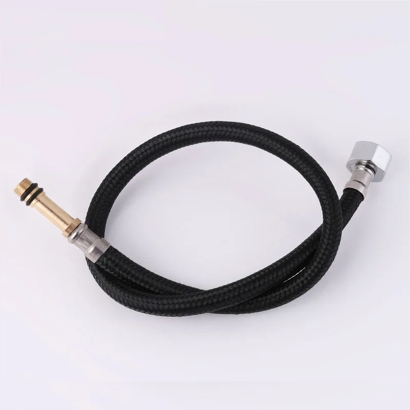 

MTTUZK Black Copper G1/2" 60cm/80cm of Flexible Cold / Hot mixer Faucet Water supply pipe Hoses bathroom Faucet parts