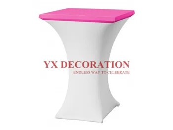 Top Square Spandex Cocktail Table Cloth Cover Wedding Tablecloth For Event Banquet Decoration 
Top Square Spandex Cocktail Table Cloth Cover Wedding Tablecloth For Event Banquet Decoration