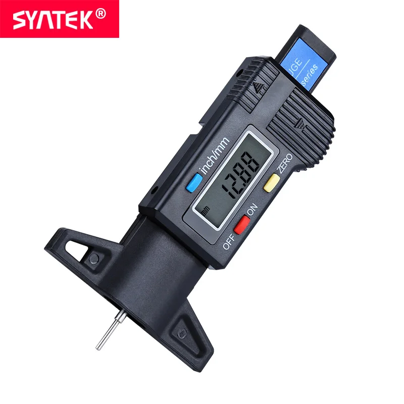 Syntek Electronic Digital Depth Gauge Caliper Tread Depth Gauge LCD Tyre Tread Gauges For Car 0-25.4mm Carbon Fiber Gauge Multi
Syntek Electronic Digital Depth Gauge Caliper Tread Depth Gauge LCD Tyre Tread Gauges For Car 0-25.4mm Carbon Fiber Gauge Multi
