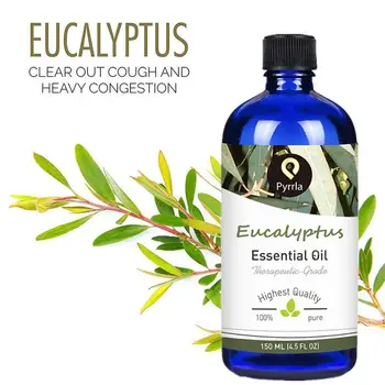 Pyrrla 150ml Pure Essential Oils Eucalyptus Massage Oil For Aromatherapy Lamp Humidifier Relieve stress Air Fresh Purify
Pyrrla 150ml Pure Essential Oils Eucalyptus Massage Oil For Aromatherapy Lamp Humidifier Relieve stress Air Fresh Purify