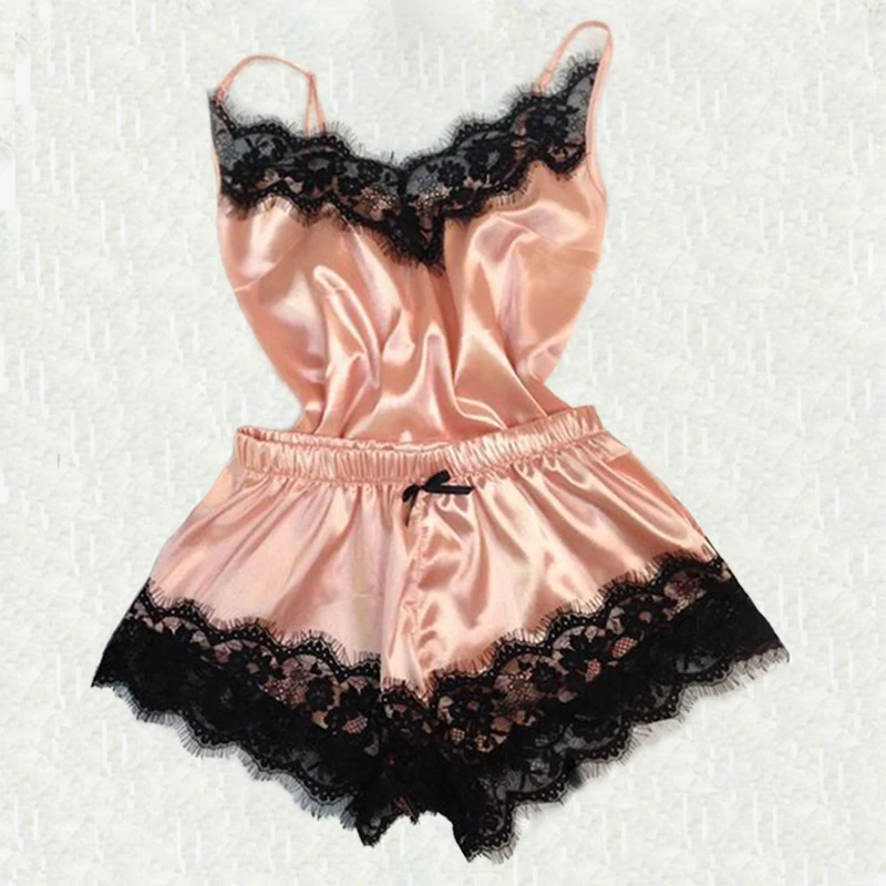 Sexy Lingerie Women Silk Lace Casual Loose Solid Sleeveless Dress Babydoll Nightdress Nightgown Sleepwear Summer Clothes 2019
Sexy Lingerie Women Silk Lace Casual Loose Solid Sleeveless Dress Babydoll Nightdress Nightgown Sleepwear Summer Clothes 2019