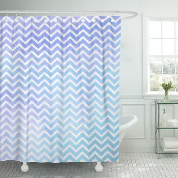 Watercolor Gradient Blue Chevron Teal Turquoise Pattern Clip Cute Shower Curtain Waterproof Polyester 72 x 78 inches Set
Watercolor Gradient Blue Chevron Teal Turquoise Pattern Clip Cute Shower Curtain Waterproof Polyester 72 x 78 inches Set