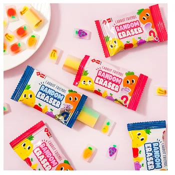 1pcs Random Eraser Carrot Friends Candy Filling Grape Apple Fruit Erasers for Pencil Erasing Stationery Office School A6424
1pcs Random Eraser Carrot Friends Candy Filling Grape Apple Fruit Erasers for Pencil Erasing Stationery Office School A6424