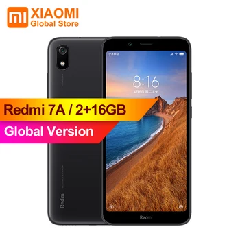 

Global Version Xiaomi Redmi 7A Red MI 7 A 2GB 16GB Smartphone Snapdargon 439 Octa Core 4000mAh AI Face Unlock 5.45" 13MP Camera