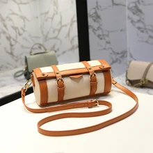Barrel-shaped Pu Leather Hasp Crossbody Bags For Women 2022 Fashion Patchwork Shoulder Handbags And Purses Lady Torebki Damskie
Barrel-shaped Pu Leather Hasp Crossbody Bags For Women 2022 Fashion Patchwork Shoulder Handbags And Purses Lady Torebki Damskie