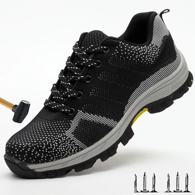 Indestructible Work Shoes For Men And Women Breathable Steel Head Safety Boots Anti-Smashing Anti-Piercing Work Sneakers
Indestructible Work Shoes For Men And Women Breathable Steel Head Safety Boots Anti-Smashing Anti-Piercing Work Sneakers