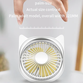 Portable USB Rechargeable Mini Fan 3 Adjustable Wind Speeds 360 Degree Rotation USB Desktop Fan Rotation Wireless Fan for Office
Portable USB Rechargeable Mini Fan 3 Adjustable Wind Speeds 360 Degree Rotation USB Desktop Fan Rotation Wireless Fan for Office