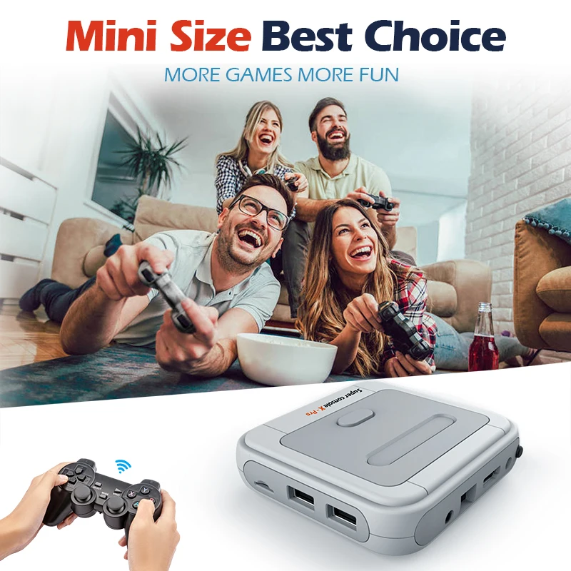 HEYNOW HD 4K TV Video Super Game Console X Pro For PS1/N64/DC 50+ Emulators 50000+ Games 256GB S905X CPU Mini X-Pro Game Player HEYNOW HD 4K TV Video Super Game Console X Pro For PS1/N64/DC 50+ Emulators 50000+ Games 256GB S905X CPU Mini X-Pro Game Player