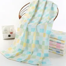 Baby Bath Towel New Born Soft Swaddle Double Gauze Plaid Stroller Sunshade Blanket Four Seasons Cotton Diapers For Children AB55 
Baby Bath Towel New Born Soft Swaddle Double Gauze Plaid Stroller Sunshade Blanket Four Seasons Cotton Diapers For Children AB55