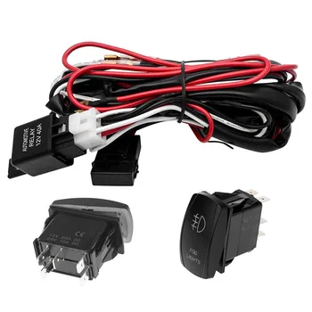 12 V/40A Waterproof Rocker Switch Fog Lamp Line Group LED Work Light Switch Wiring Harness Hot Selling
12 V/40A Waterproof Rocker Switch Fog Lamp Line Group LED Work Light Switch Wiring Harness Hot Selling