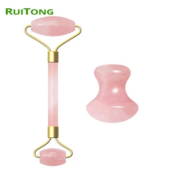 Face Massage Roller Mushroom Gouache Scraper Facial Massager 100% Natural Rose Quartz Guasha Board Jade Roller Set
Face Massage Roller Mushroom Gouache Scraper Facial Massager 100% Natural Rose Quartz Guasha Board Jade Roller Set