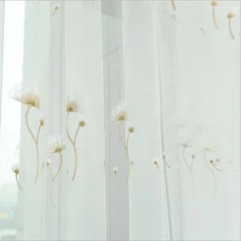 Idyllic Wind for Living Room Bedroom Dandelion Embroidery Curtain Yarn Flat Embroidery Water-soluble Embroidery White Curtain
Idyllic Wind for Living Room Bedroom Dandelion Embroidery Curtain Yarn Flat Embroidery Water-soluble Embroidery White Curtain