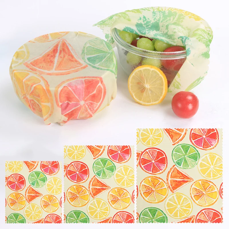 3pcs Reusable Beeswax Cloth Food Wrap Fresh Keeping Bag Lid Cover Stretch Beeswax Wrap Food Storage Eco Friendly Kitchen Tools
3pcs Reusable Beeswax Cloth Food Wrap Fresh Keeping Bag Lid Cover Stretch Beeswax Wrap Food Storage Eco Friendly Kitchen Tools