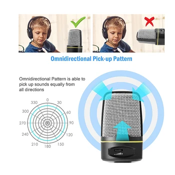 Vocal Recording Device HD Sound Condenser Microphone Adjustable Button With Tripod For Computer Laptop Game Conference
Vocal Recording Device HD Sound Condenser Microphone Adjustable Button With Tripod For Computer Laptop Game Conference