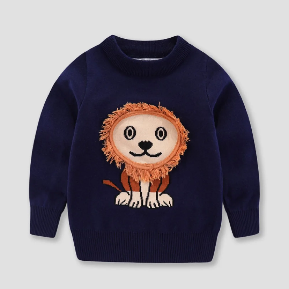 Round Collar Cartoon Knit Sweater for Baby Boys Winter Children Clothes Kids Autumn Knitting Pullovers Long Sleeve Tops for Boys
Round Collar Cartoon Knit Sweater for Baby Boys Winter Children Clothes Kids Autumn Knitting Pullovers Long Sleeve Tops for Boys