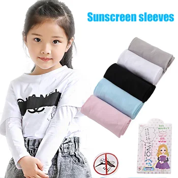 Children Sunproof Ice Silks Arm Sleeve Summer Sun UV Protection Cooling Sleeves for Outdoor Sports A66
Children Sunproof Ice Silks Arm Sleeve Summer Sun UV Protection Cooling Sleeves for Outdoor Sports A66