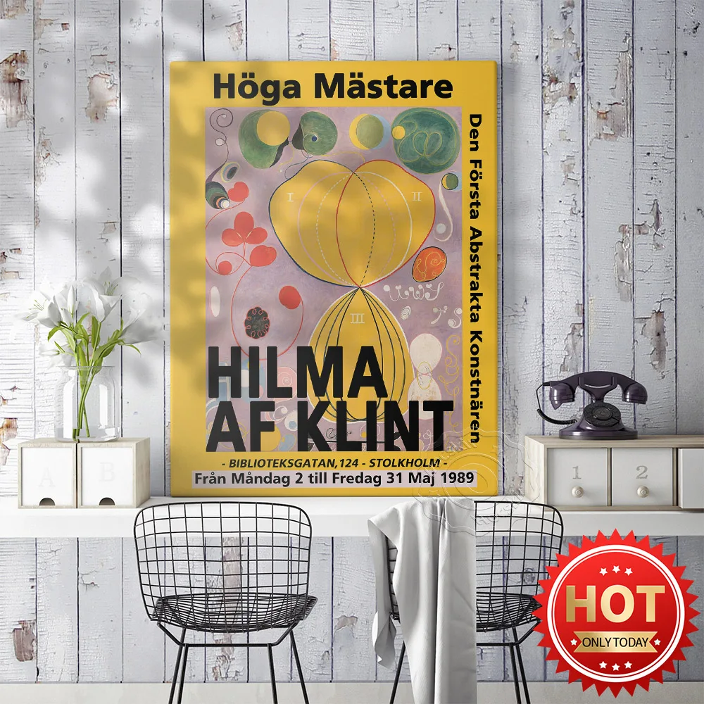 Hilma Af Klint Exhibition Museum Art Print, Hilma Vintage Art Poster, Birthday Gift Gallery Decor, Af Klint Wall Art Stickers,
Hilma Af Klint Exhibition Museum Art Print, Hilma Vintage Art Poster, Birthday Gift Gallery Decor, Af Klint Wall Art Stickers,