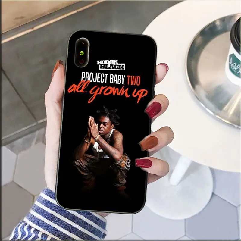 Babaite kodak black Phone Case for iPhone XR 11 Pro MaxXS MAX 8 7 6 6S Plus X 5 5S SE