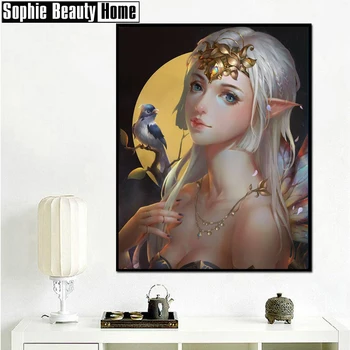5D DIY Diamond Painting Fairy Girl & Bird Full Square Round Drill Embroidery Picture Mosaic Cross Stitch Home Decor Gifts 198015
5D DIY Diamond Painting Fairy Girl & Bird Full Square Round Drill Embroidery Picture Mosaic Cross Stitch Home Decor Gifts 198015