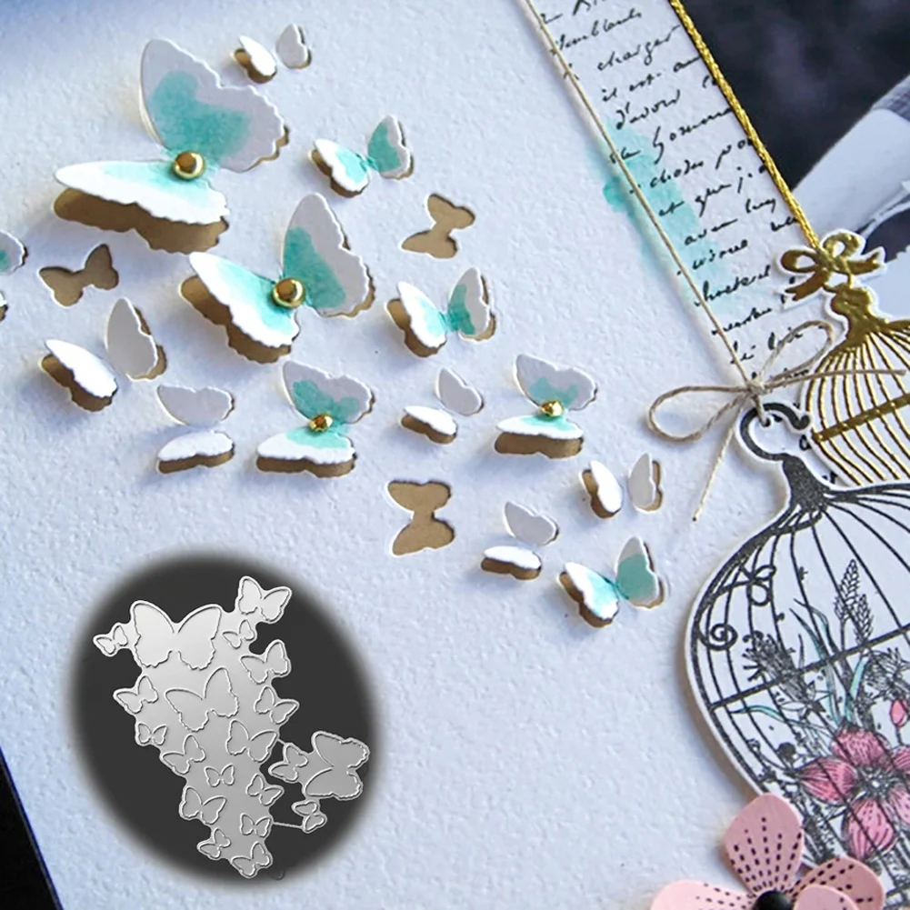 Crazyclown DIY Butterfly Metal Cutting Dies Scrapbooking Emboss Paper Cards Craft Stencil Embossing Tool
Crazyclown DIY Butterfly Metal Cutting Dies Scrapbooking Emboss Paper Cards Craft Stencil Embossing Tool
