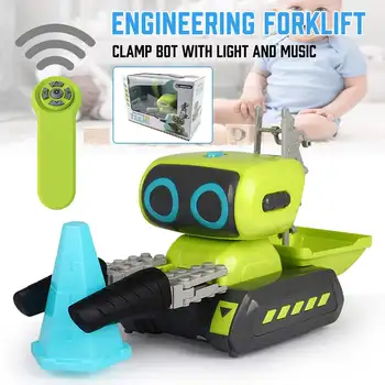 Intelligent Forklift Clamp Robot With Light Music Dance Smart Programming RC Robot Educational Kids Toy Birthday Gift for Child
Intelligent Forklift Clamp Robot With Light Music Dance Smart Programming RC Robot Educational Kids Toy Birthday Gift for Child