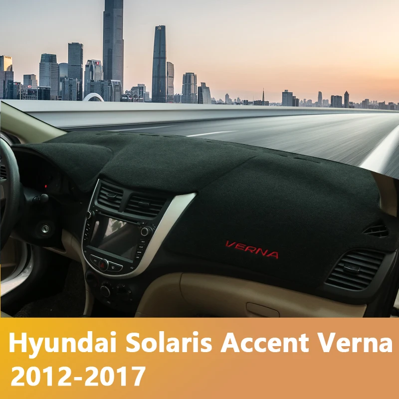 Car dashboard Avoid light pad Instrument platform desk cover Mat Carpet LHD For Hyundai Solaris Accent Verna 2012-2015 2016 2017
Car dashboard Avoid light pad Instrument platform desk cover Mat Carpet LHD For Hyundai Solaris Accent Verna 2012-2015 2016 2017