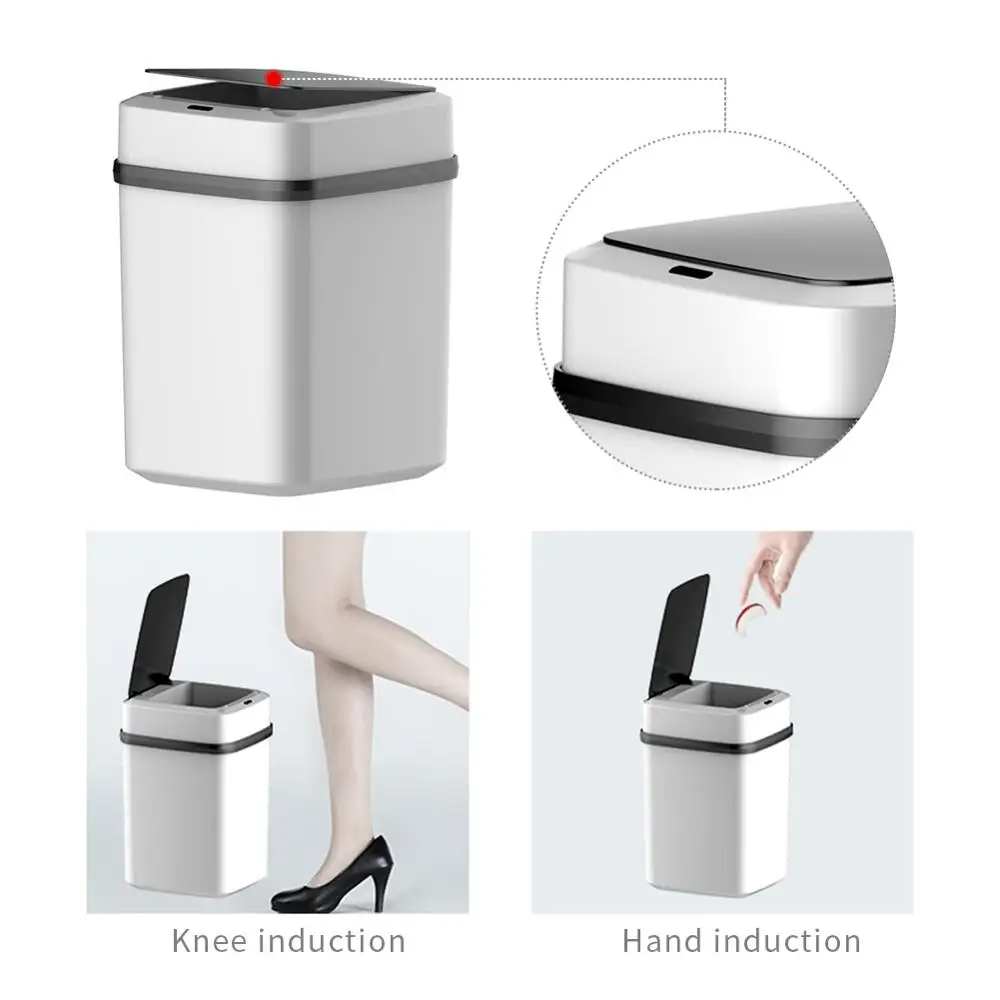 10L Automatic Garbage Can Kitchen ABS Trash Can Wide Opening Sensor Bathroom Waste Garbage Bin Garbage Bag Dispenser
10L Automatic Garbage Can Kitchen ABS Trash Can Wide Opening Sensor Bathroom Waste Garbage Bin Garbage Bag Dispenser