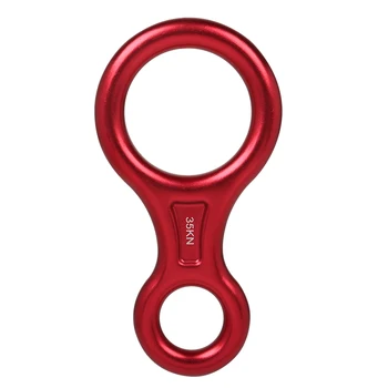 Drop Device Escape Device 35KN climbing carabiner Slow down Outdoor rock climbing tools eight 8 word style ring protector
Drop Device Escape Device 35KN climbing carabiner Slow down Outdoor rock climbing tools eight 8 word style ring protector