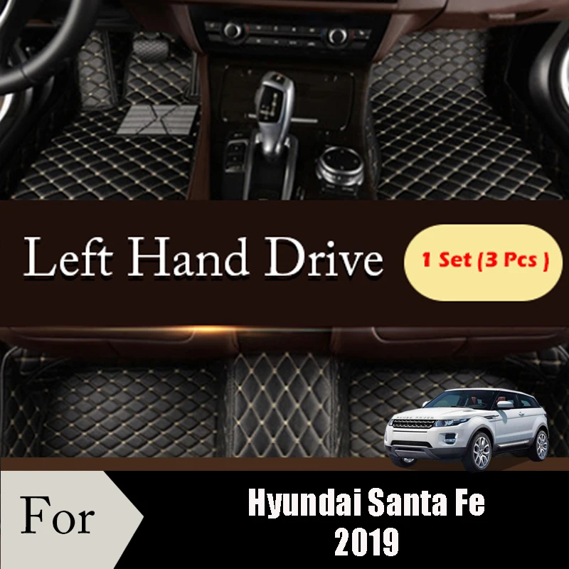 Ковры для Hyundai Santa Fe 2019 2020 (7 сидений) автомобильные коврики аксессуары салона