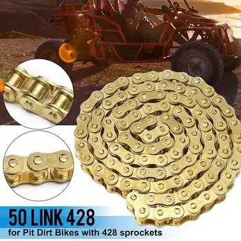 Golden 50/48 Links 428/420 Motorcycle Drive Chain Link For 50cc 110cc 125cc 140cc Pit Dirt Quad ATV Bike
Golden 50/48 Links 428/420 Motorcycle Drive Chain Link For 50cc 110cc 125cc 140cc Pit Dirt Quad ATV Bike
