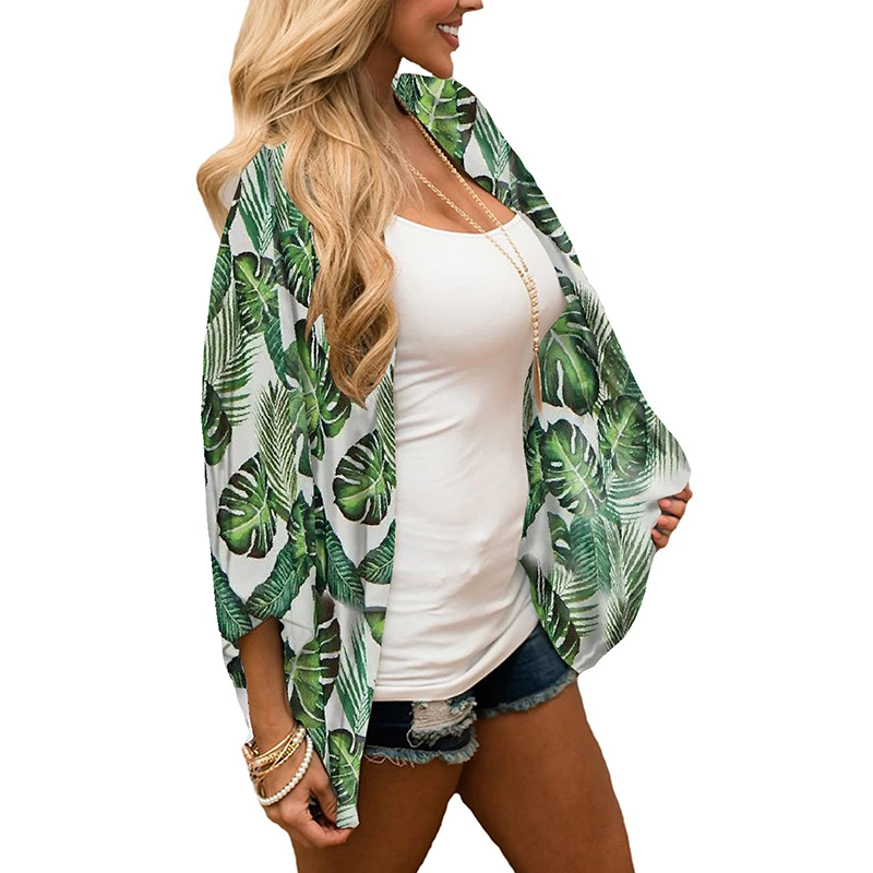 New 2020 Green Leaf Printed Women Tops and Blouses Summer Beach Style Loose Chiffon Half Sleeve Blusas Mujer de Moda Plus Size
New 2020 Green Leaf Printed Women Tops and Blouses Summer Beach Style Loose Chiffon Half Sleeve Blusas Mujer de Moda Plus Size