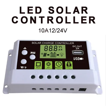 Universal 10A Auto Solar Charge Controller Panel PWM Controllers USB Output 12V/24V Battery Intelligent PV Regulator
Universal 10A Auto Solar Charge Controller Panel PWM Controllers USB Output 12V/24V Battery Intelligent PV Regulator