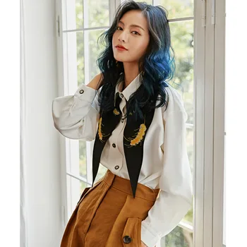 XUXI 2020 Women Spring And Autumn Shirt New Long-sleeved Korean Version Of Loose Wheat Ear Embroidery Big Pointed Collar FZ1240
XUXI 2020 Women Spring And Autumn Shirt New Long-sleeved Korean Version Of Loose Wheat Ear Embroidery Big Pointed Collar FZ1240