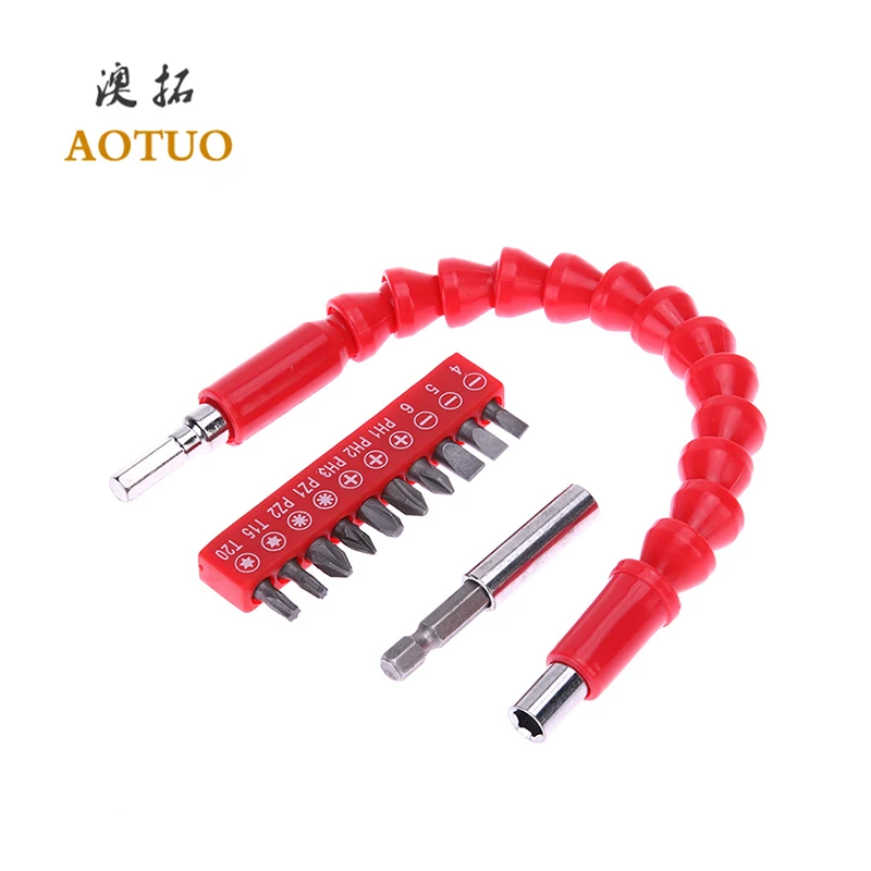 12PCS Multifunctional Electric Hand Drill Universal Flexible Shaft Connecting Rod Batch Head Set Rotating Tool Accessories
12PCS Multifunctional Electric Hand Drill Universal Flexible Shaft Connecting Rod Batch Head Set Rotating Tool Accessories