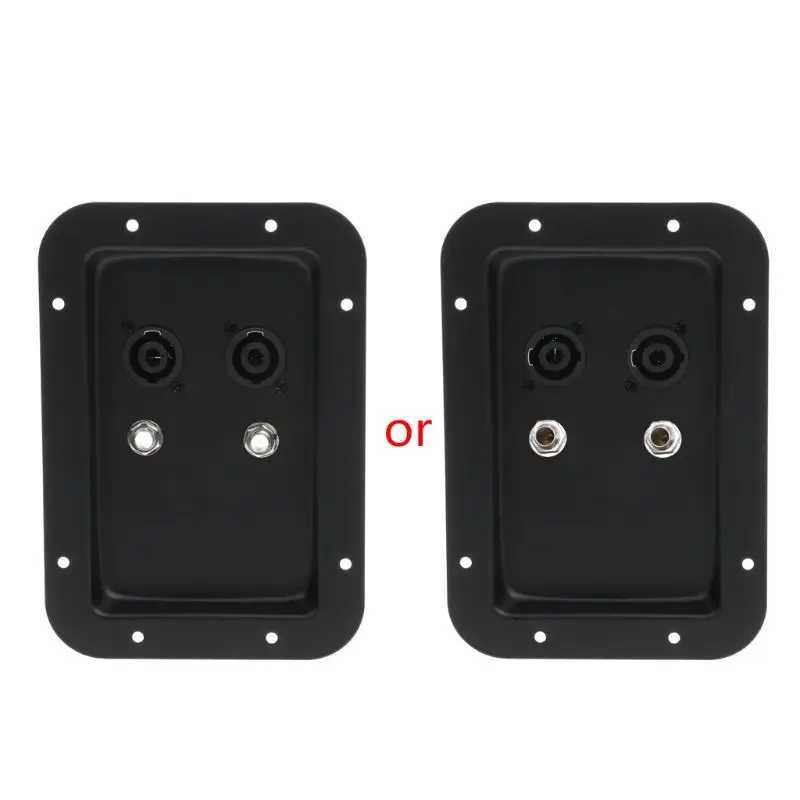 Junction Box 4-Core Socket Jack Plate Terminal Binding Post Dual Speakon Input PA DJ Speaker Cabinet
Junction Box 4-Core Socket Jack Plate Terminal Binding Post Dual Speakon Input PA DJ Speaker Cabinet