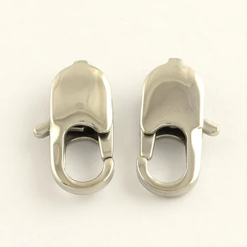 100Pcs 304 Stainless Steel Lobster Claw Clasps Jewelry Pendant Bracelet Making
100Pcs 304 Stainless Steel Lobster Claw Clasps Jewelry Pendant Bracelet Making