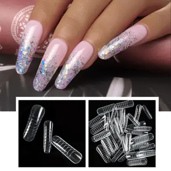 COSCELIA Nail Tips French Dual Extension Nail Forms False Nail Builder Gel Nail Tip Form Crystal Acrylic Gel Nail Art Mold Form
COSCELIA Nail Tips French Dual Extension Nail Forms False Nail Builder Gel Nail Tip Form Crystal Acrylic Gel Nail Art Mold Form
