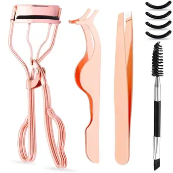 Miji Mila Eyelash Curler With Eyelash Extension Tweezer Eyebrow Tweezer - 4 Balck Eyelash Cruler Replacement Pads Refill Pads
Miji Mila Eyelash Curler With Eyelash Extension Tweezer Eyebrow Tweezer - 4 Balck Eyelash Cruler Replacement Pads Refill Pads