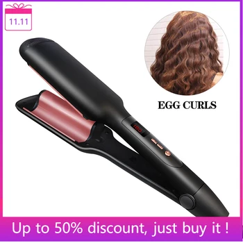 Hair Curling Iron LCD Display Curling Tongs Deep Wave Iron Hair Curler Professional Electric Hair Crimper Styling Tools Styler 
Hair Curling Iron LCD Display Curling Tongs Deep Wave Iron Hair Curler Professional Electric Hair Crimper Styling Tools Styler