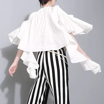 2020 Spring and Summer New Style Casual Women's Korean-style Solid Color Sweet Elegant Loose-Fit Flounced Off-Shoulder Shirt
2020 Spring and Summer New Style Casual Women's Korean-style Solid Color Sweet Elegant Loose-Fit Flounced Off-Shoulder Shirt