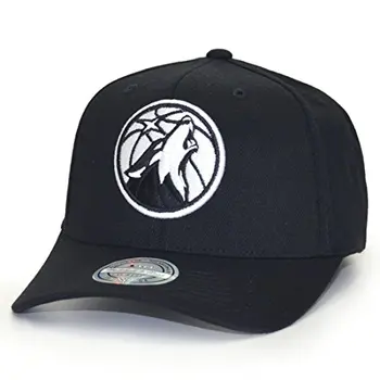 

Mitchell & Ness Minnesota Timberwolves EU1033 110 Curved Black White NBA Flexfit Snapback Cap One Size