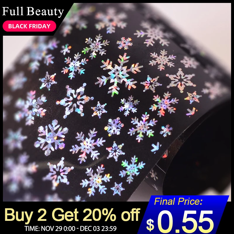 Full Beauty 100x4cm Xmas Pattern for Nail Sticker 3D Snowflake Star Laser Glitter Christmas Nail Art Transfer Foils CHXK94-97
Full Beauty 100x4cm Xmas Pattern for Nail Sticker 3D Snowflake Star Laser Glitter Christmas Nail Art Transfer Foils CHXK94-97
