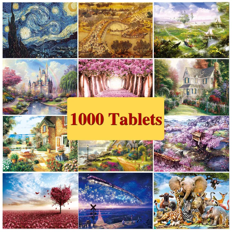 1000 Pieces Of Adult Decompression Paper Puzzle Children's Educational Toys Anime Scenery Picture Painting Children's Toy Gifts
1000 Pieces Of Adult Decompression Paper Puzzle Children's Educational Toys Anime Scenery Picture Painting Children's Toy Gifts