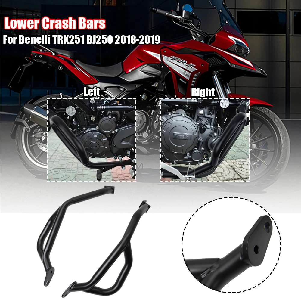 Parts Upper Part Motorcycle Steel Highway Engine Guard Bumper Upper