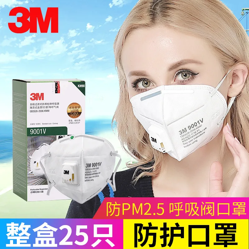 Brand 3M 9001V Moulded Respirator Medical Mask Anti-fog PM2.5 Particulate Respirator Protective Dustproof N95 N99 Dust Masks
Brand 3M 9001V Moulded Respirator Medical Mask Anti-fog PM2.5 Particulate Respirator Protective Dustproof N95 N99 Dust Masks