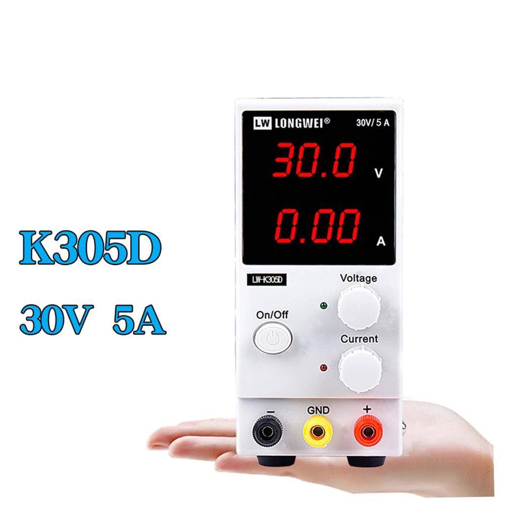 Lw-k305d Mini DC Regulated Power Supply 30v5a Switching Power Supply 305d Power Supply Three Digit Display
Lw-k305d Mini DC Regulated Power Supply 30v5a Switching Power Supply 305d Power Supply Three Digit Display