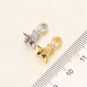 Retro Style Metal 925 Sterling Silver Plating Karat Gold Tone Bail Connector Pearl Bead Caps Diy Pearl Jewelry Accessories
Retro Style Metal 925 Sterling Silver Plating Karat Gold Tone Bail Connector Pearl Bead Caps Diy Pearl Jewelry Accessories