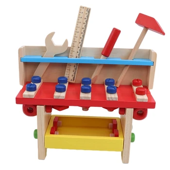 Mini Simulation Repair Tool Set Children Pretend Play Toys Colorful Wooden Multifunctional Tool Table For Boy Gifts
Mini Simulation Repair Tool Set Children Pretend Play Toys Colorful Wooden Multifunctional Tool Table For Boy Gifts