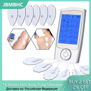 16 Modes Mini Body Pulse Massager Tens Machine Digital Therapy Mini USB Electronic Massager With Tens Unit Pain Relief Tools
16 Modes Mini Body Pulse Massager Tens Machine Digital Therapy Mini USB Electronic Massager With Tens Unit Pain Relief Tools