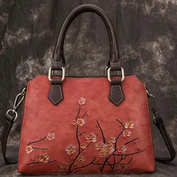 Euo Embossed Women Totes Vintage Genuine Leather Handbag Ladies Casual Messenger Crossbody Shoulder Bags Women Cowhide Handbags
Euo Embossed Women Totes Vintage Genuine Leather Handbag Ladies Casual Messenger Crossbody Shoulder Bags Women Cowhide Handbags